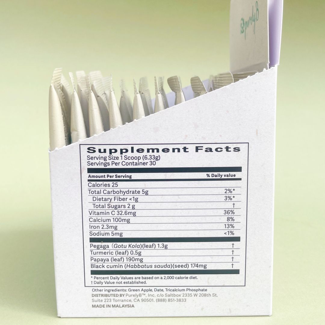 PurelyB Pegaga (30 Sachets)